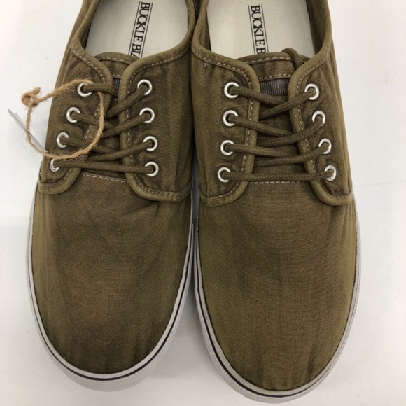 Buckle Black Men’s Tennis Shoes - Picture 3 of 6